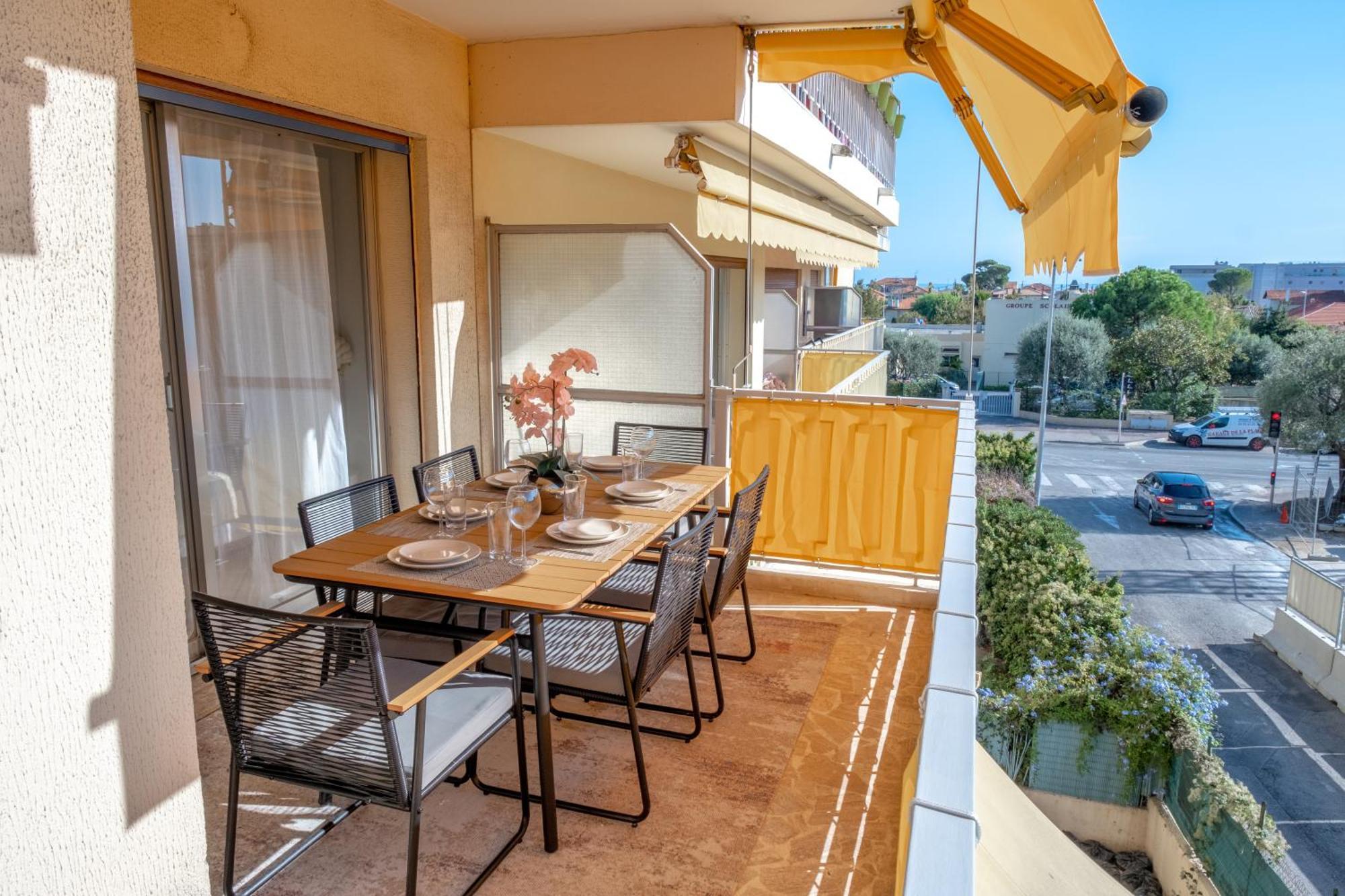 Apartamento 3 Pieces Au Coeur Du Cros De Cagnes Exterior foto